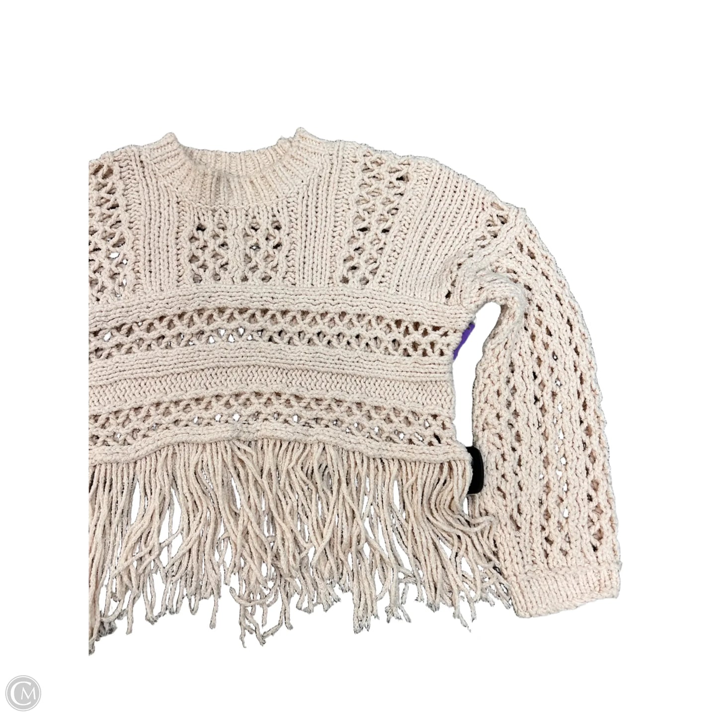 Sweater By Free People In Beige, Size: Xs
