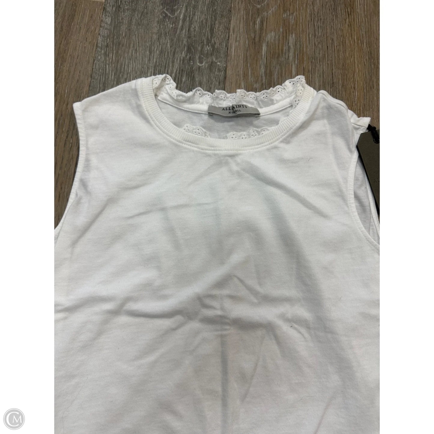 Tank Top Designer By All Saints In White, Size: Xs