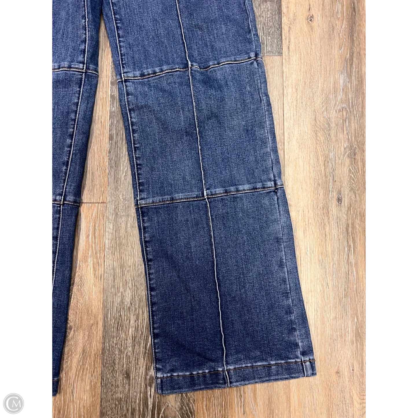 Jeans Wide Leg By Bailey Rose In Blue Denim, Size S