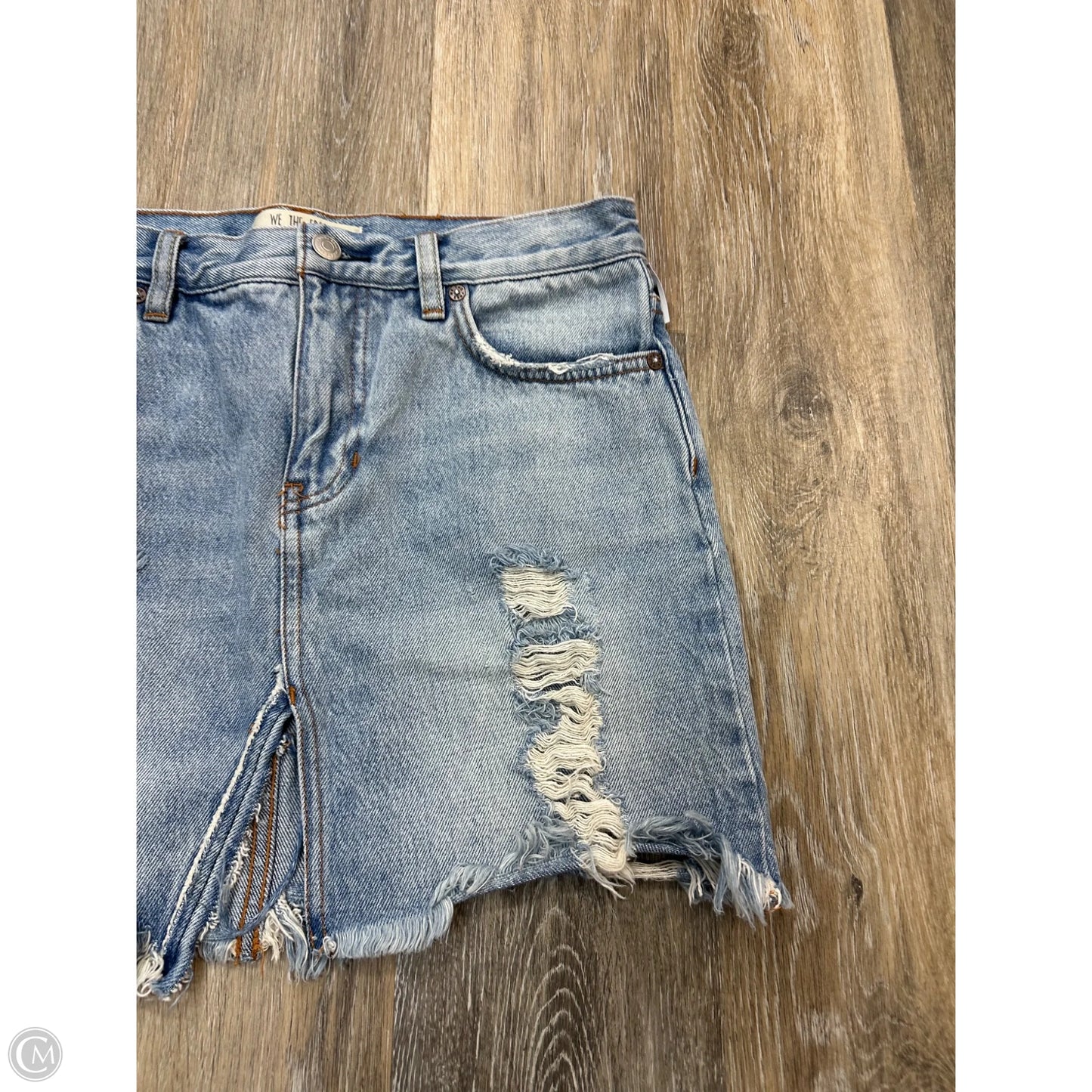 Skirt Midi By We The Free In Blue Denim, Size: 2