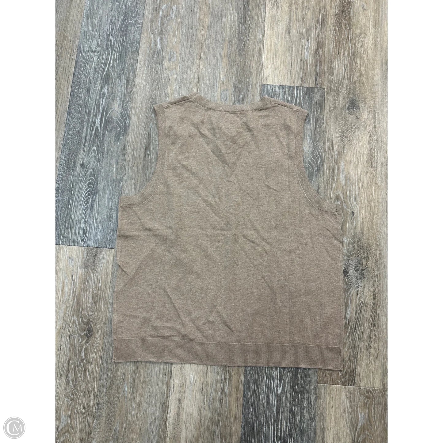 Top Sleeveless By J. Crew In Tan, Size: Xl