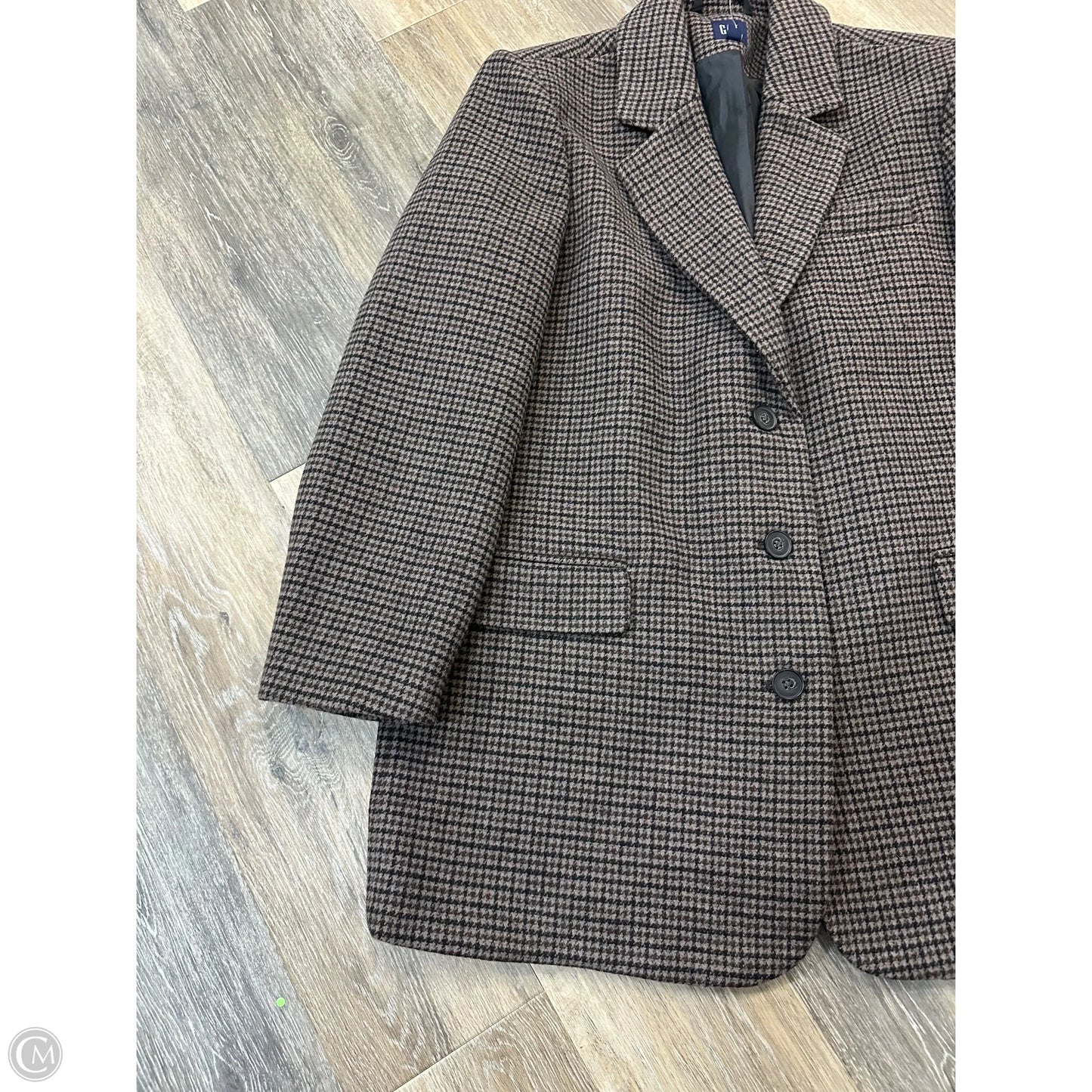 Coat Peacoat By Gap In Brown, Size: L