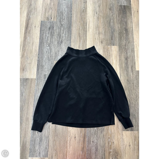 Athletic Sweatshirt Collar By Varley In Black, Size: S