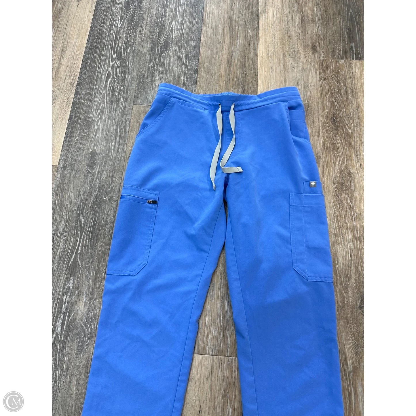 Scrub Pants By Figs In Blue, Size: Xs