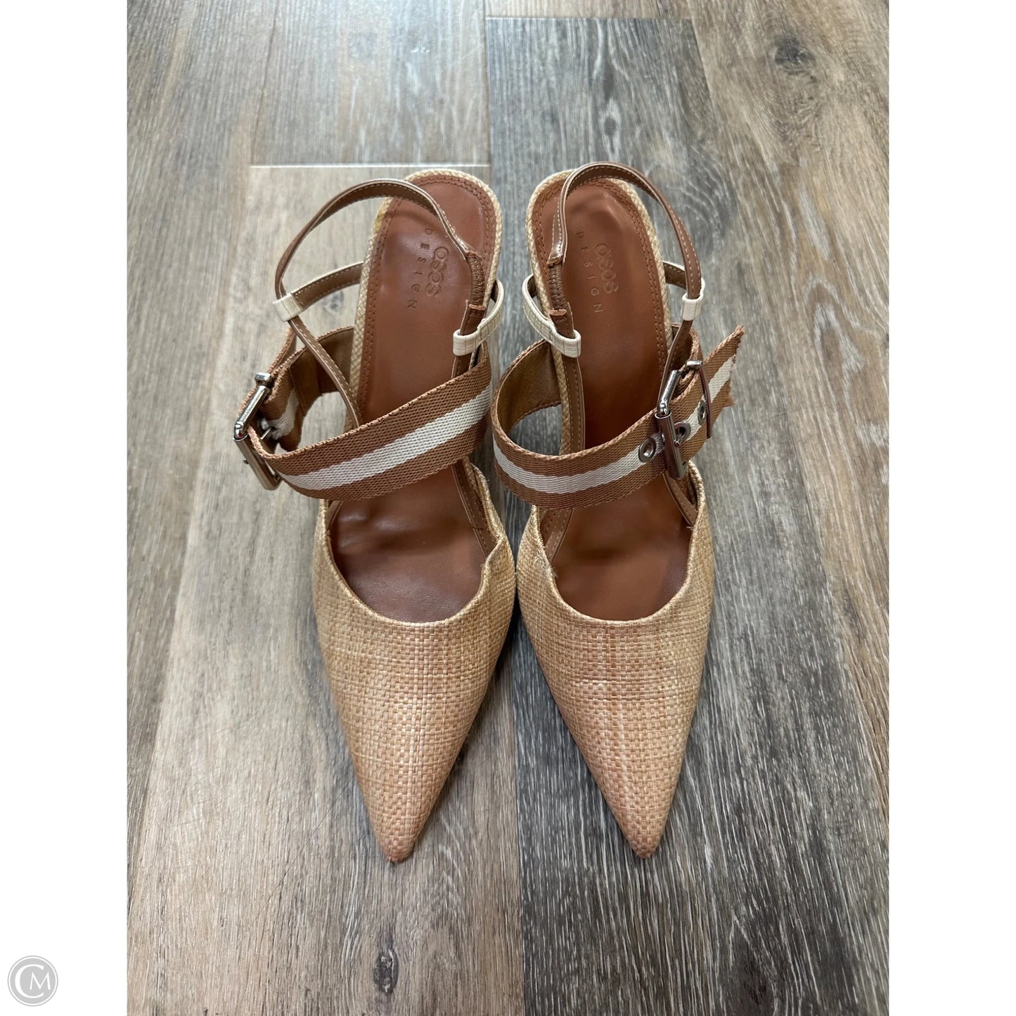 Shoes Heels Stiletto By Asos In Tan, Size: 10