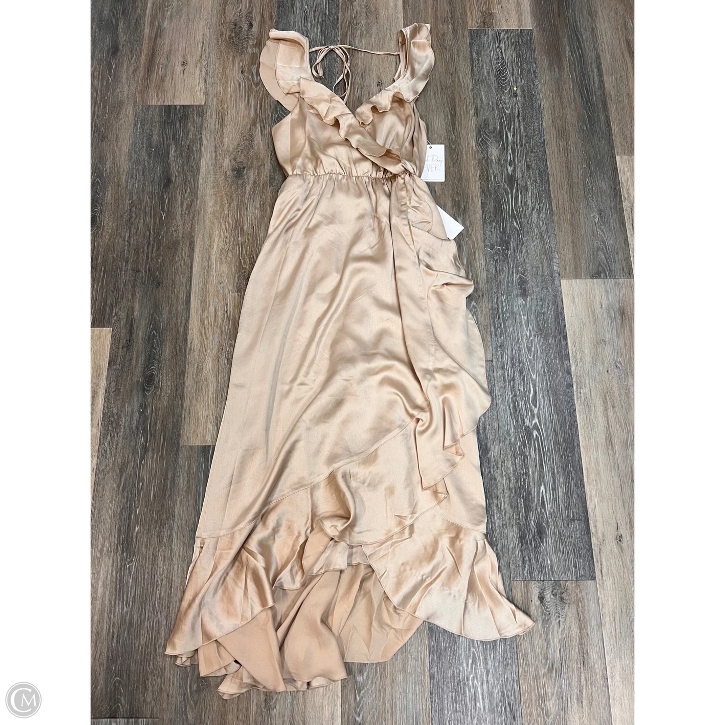 -Dress Casual Maxi By Show Me Your Mumu In Gold, Size: M