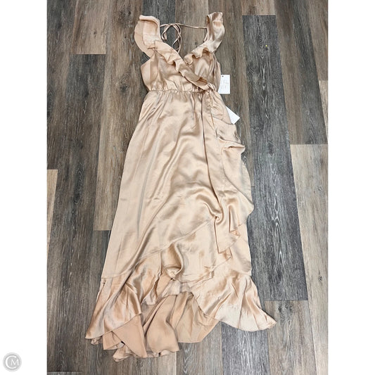 -Dress Casual Maxi By Show Me Your Mumu In Gold, Size: M