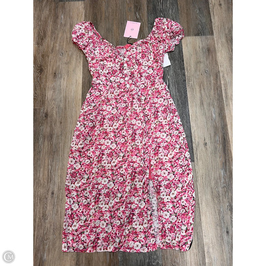 Dress Casual Midi By Hello Molly In Floral Print, Size: 6