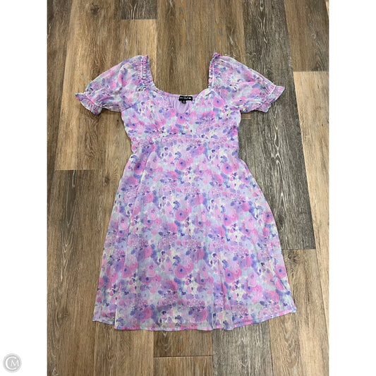 Dress Casual Midi By Crystal Doll In Purple, Size: S