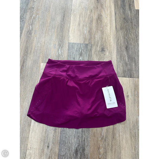 Athletic Skort By Athleta In Purple, Size: M