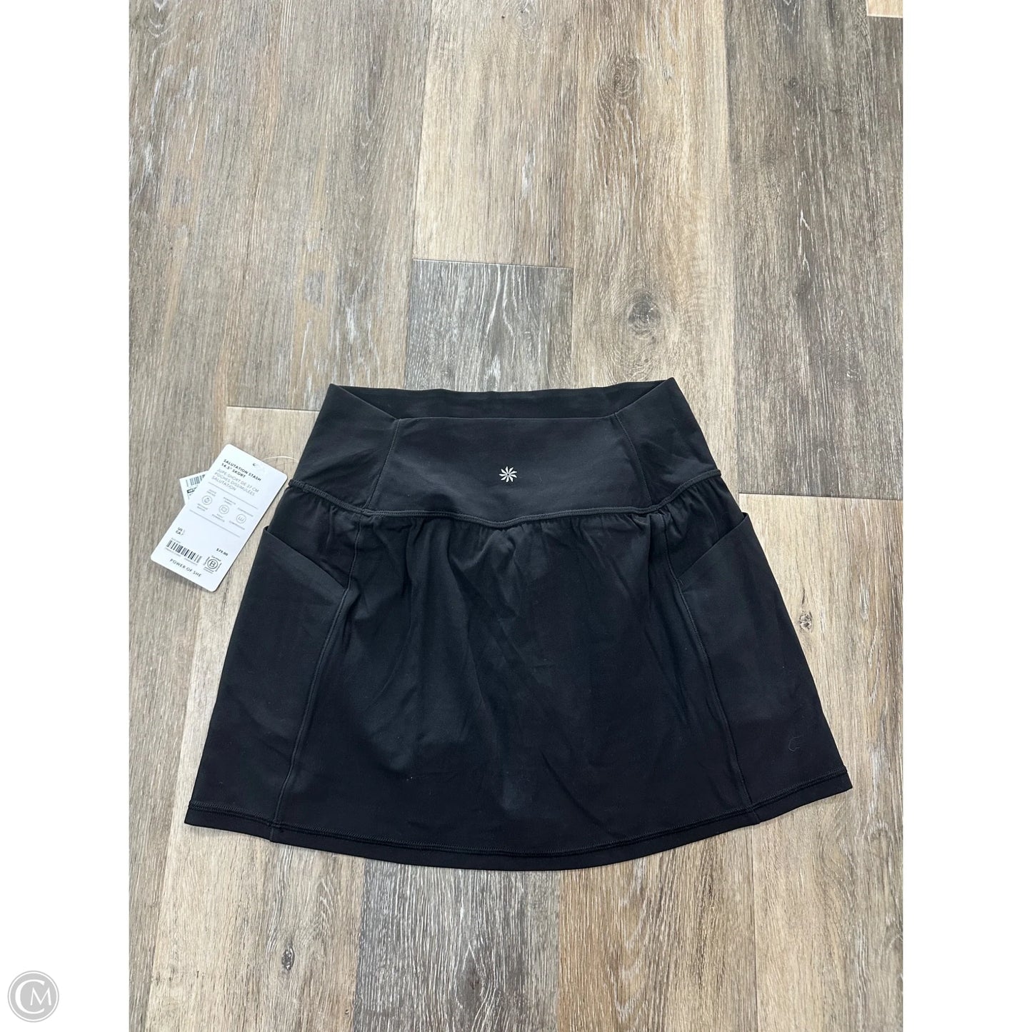 Athletic Skort By Athleta In Black, Size: S