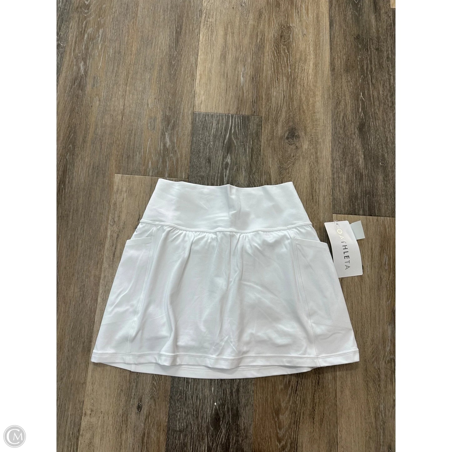 Athletic Skort By Athleta In White, Size: S