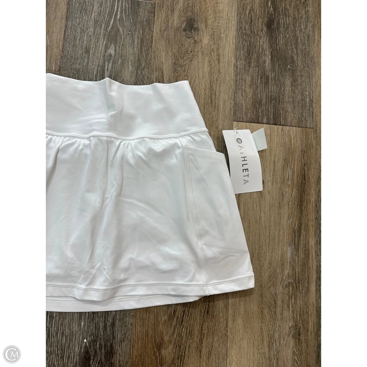Athletic Skort By Athleta In White, Size: S