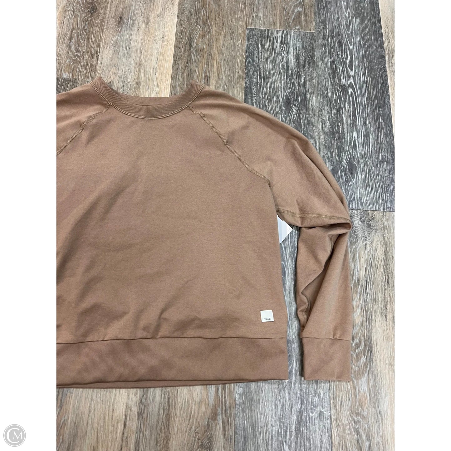 Athletic Sweatshirt Crewneck By Vuori In Brown, Size: S