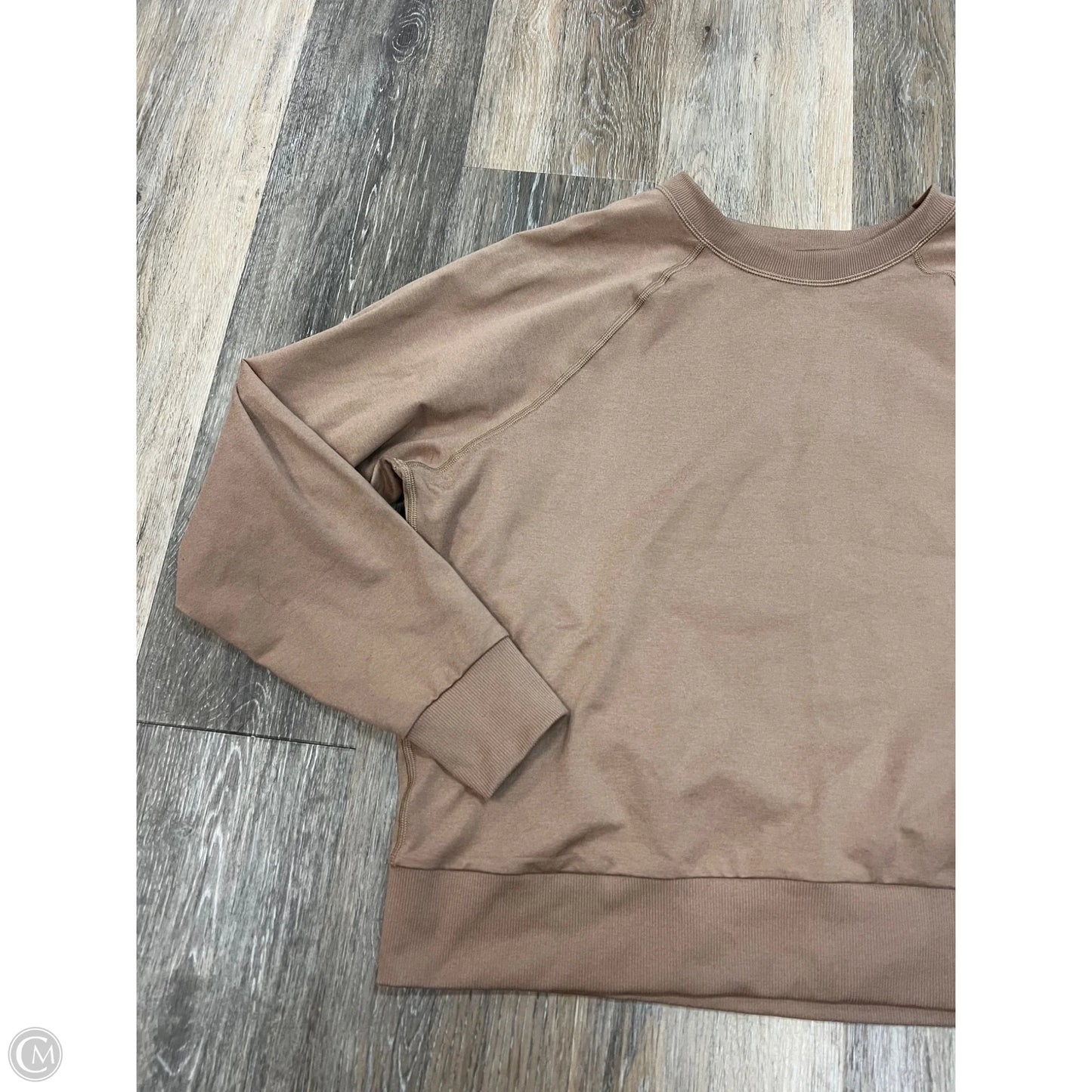 Athletic Sweatshirt Crewneck By Vuori In Brown, Size: S