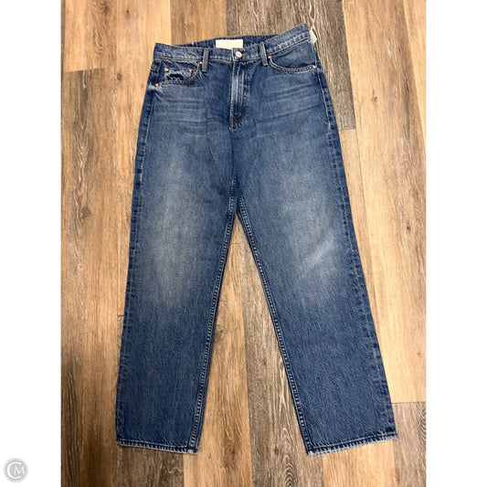 Jeans Straight Designer By Mother Jeans In Blue Denim, Size: 8/29