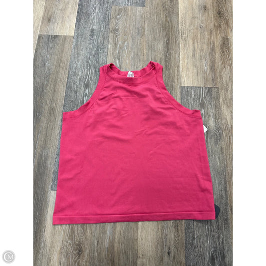 Athletic Tank Top By Athleta In Pink, Size: Xl