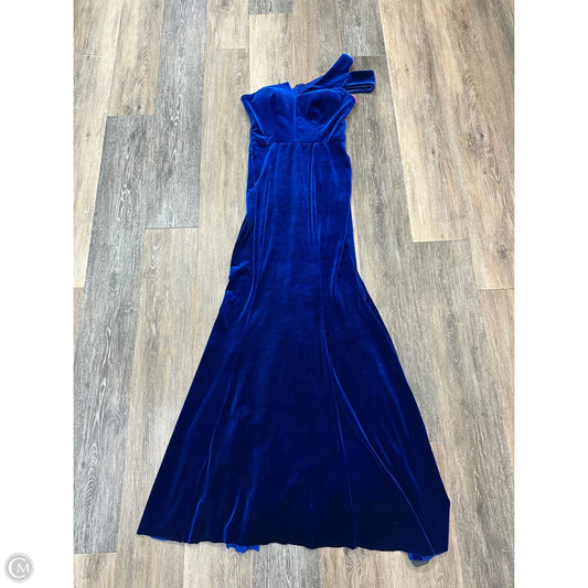 Dress Casual Maxi By Aqua In Navy, Size: Xs(0)