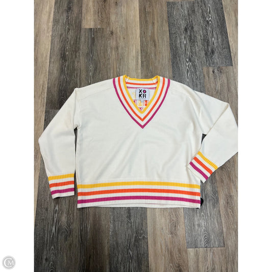 Sweater Designer By Kerri Rosenthal In Cream, Size: L