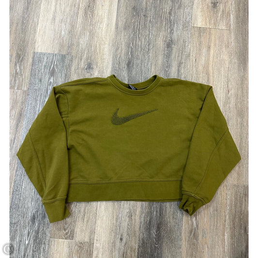 Athletic Sweatshirt Hoodie By Nike Apparel In Green, Size: Xs