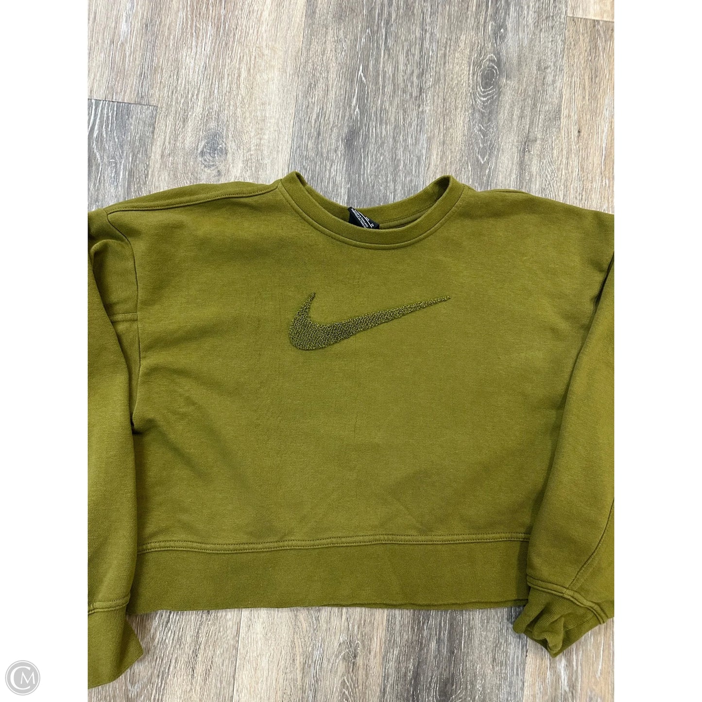 Athletic Sweatshirt Hoodie By Nike Apparel In Green, Size: Xs