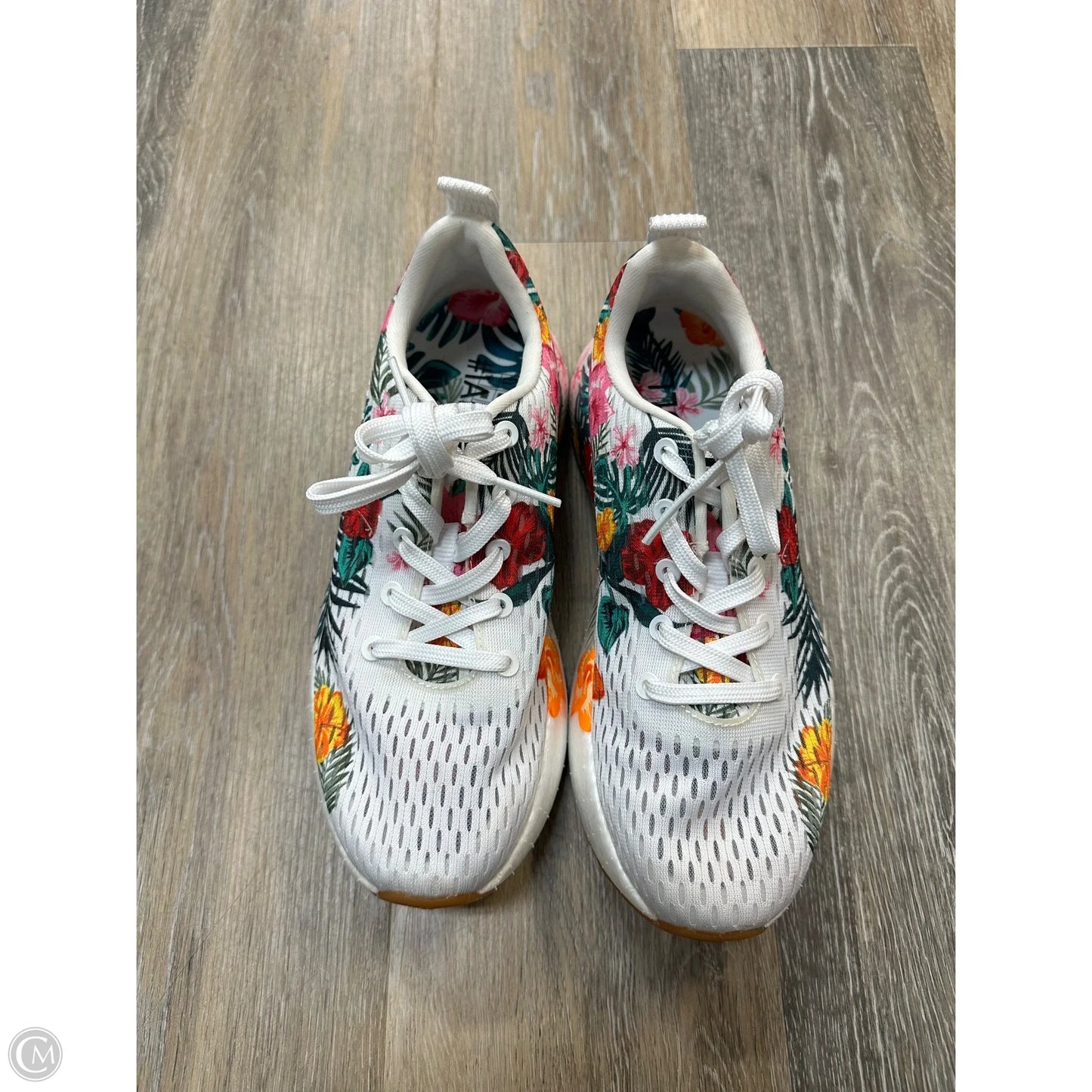 Shoes Athletic By Nobull In Floral Print, Size: 8.5
