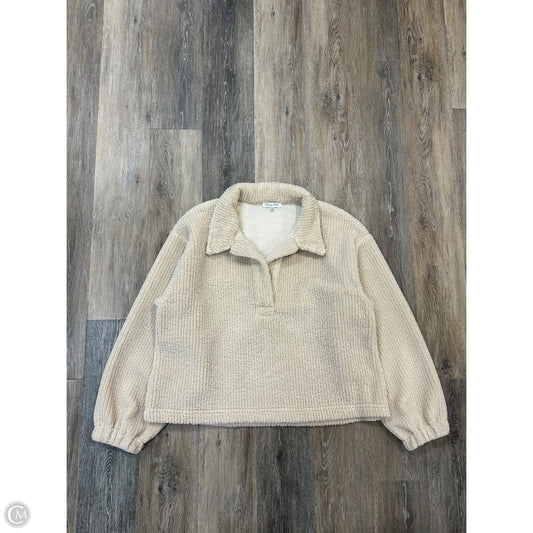 Sweater By Emory Park In Cream, Size: M