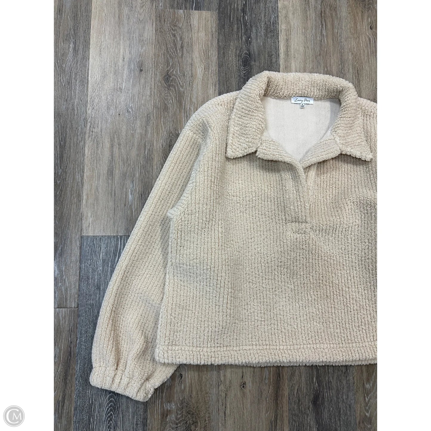 Sweater By Emory Park In Cream, Size: M