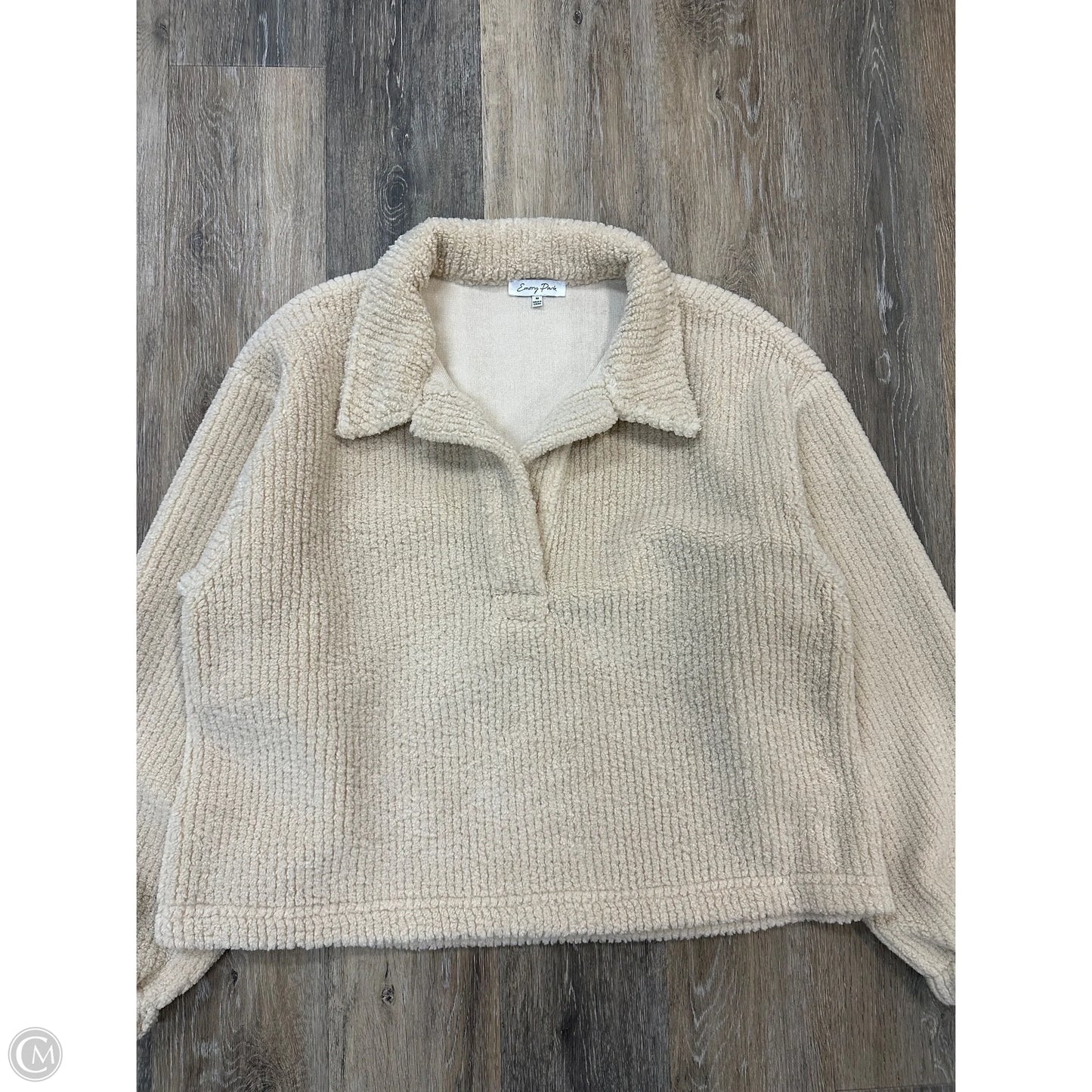 Sweater By Emory Park In Cream, Size: M