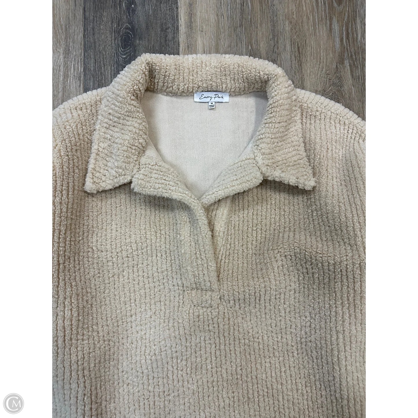 Sweater By Emory Park In Cream, Size: M
