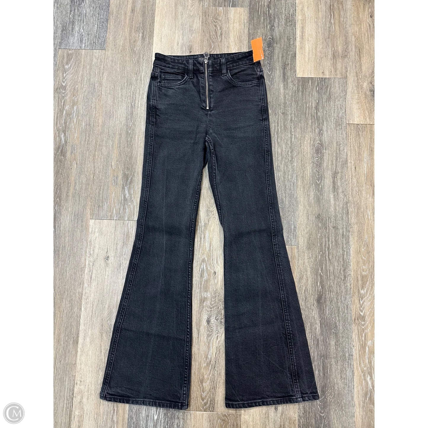 Jeans Boot Cut By Maje In Black Denim, Size: 4