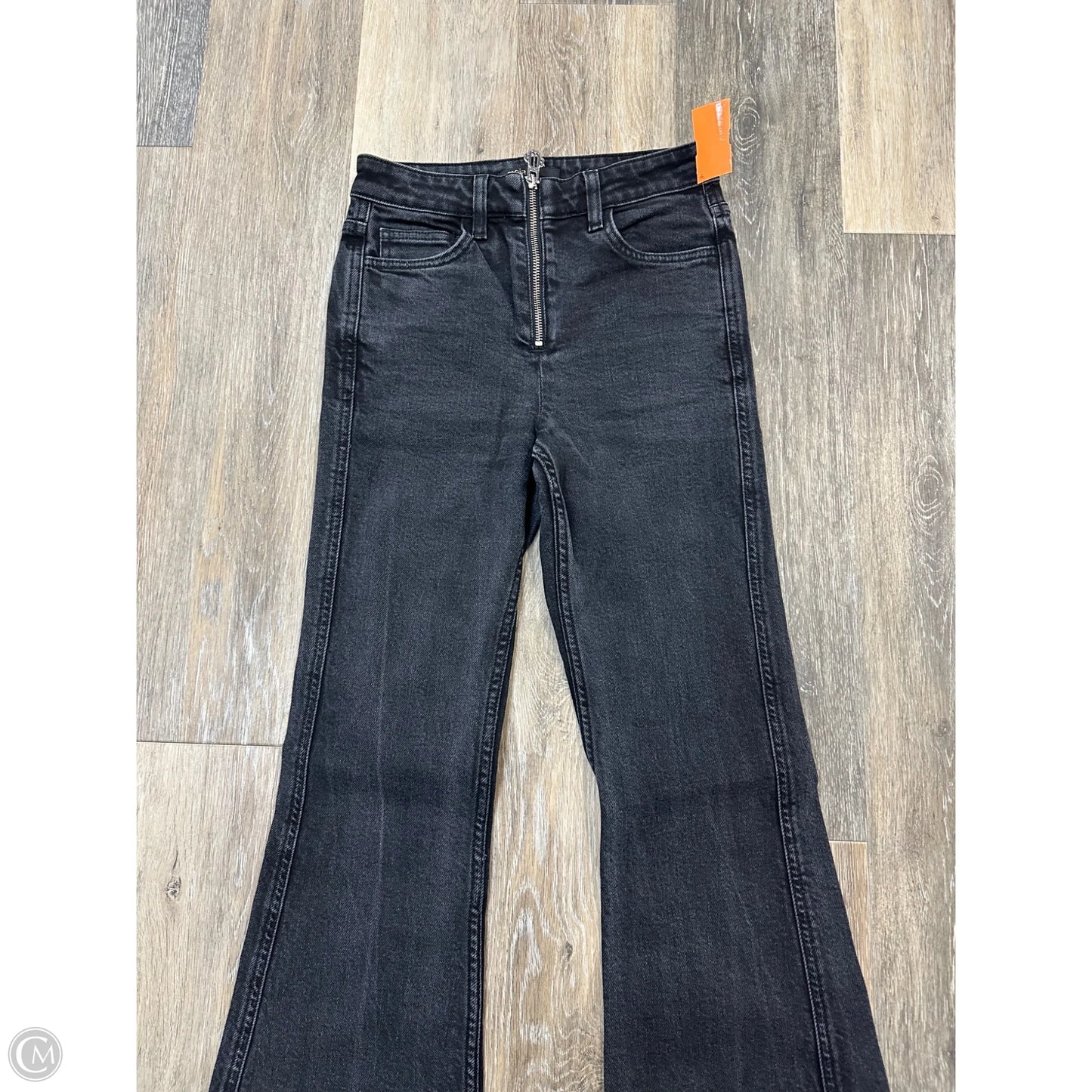 Jeans Boot Cut By Maje In Black Denim, Size: 4