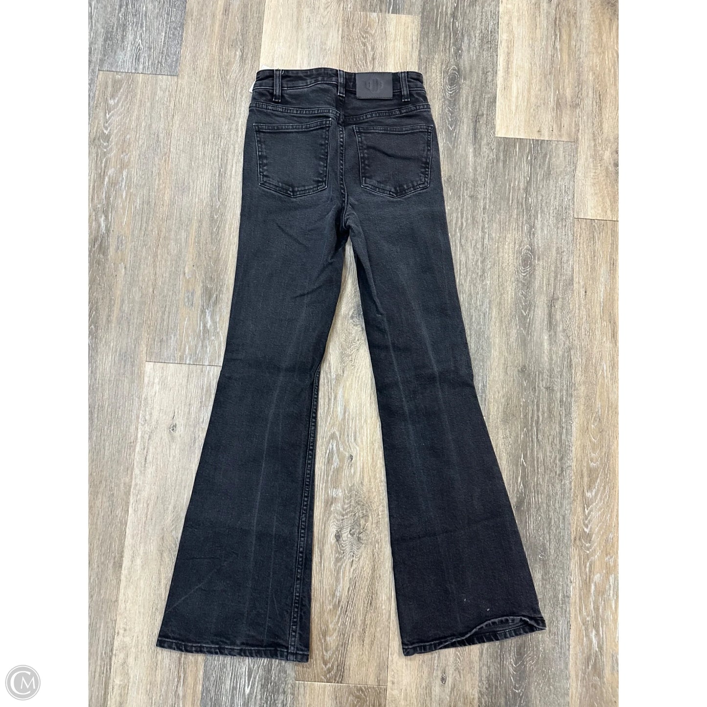 Jeans Boot Cut By Maje In Black Denim, Size: 4