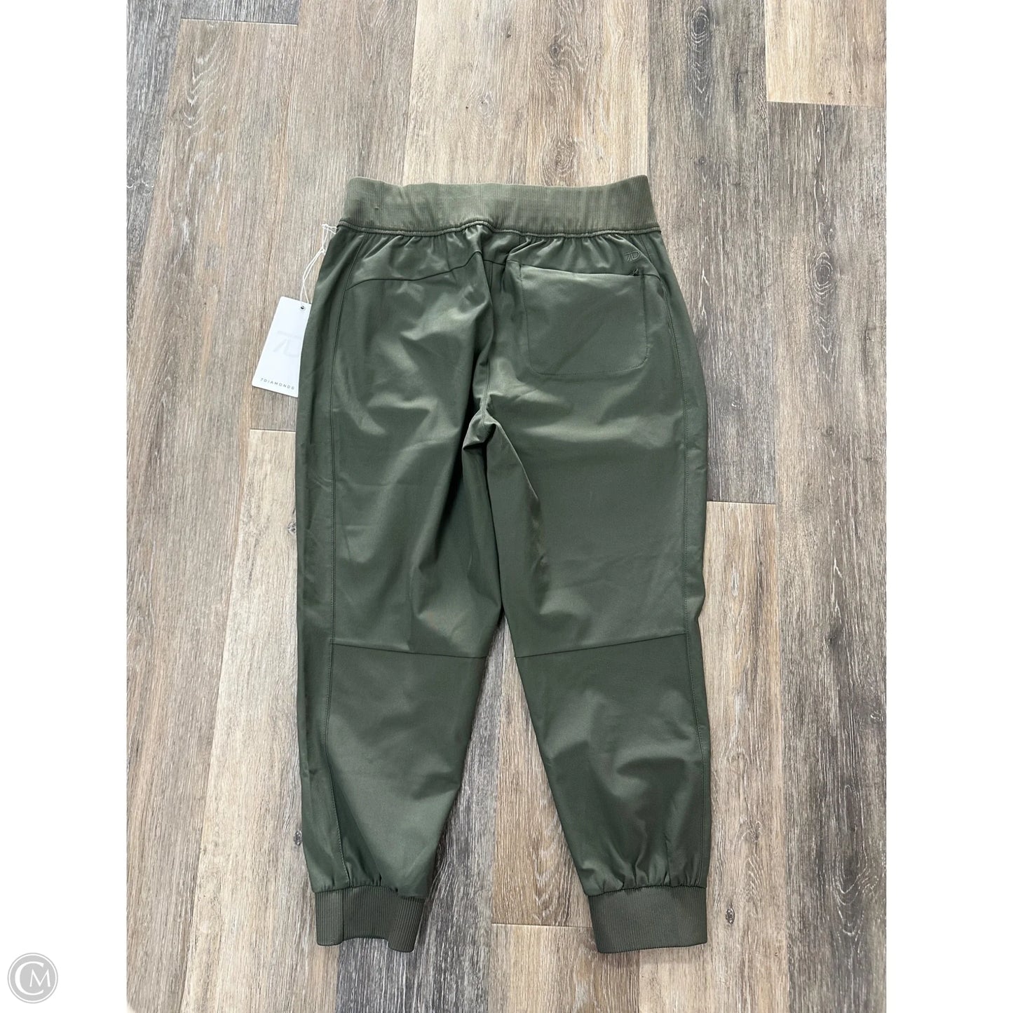 Athletic Pants By 7Diamonds In Green, Size: M