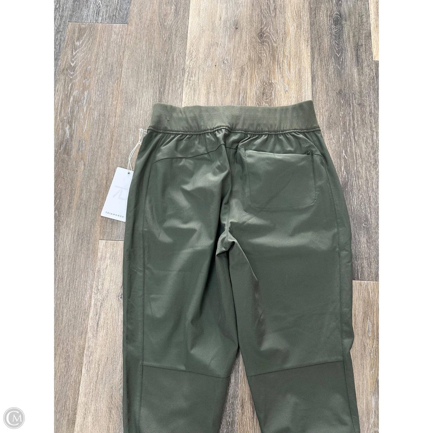 Athletic Pants By 7Diamonds In Green, Size: M