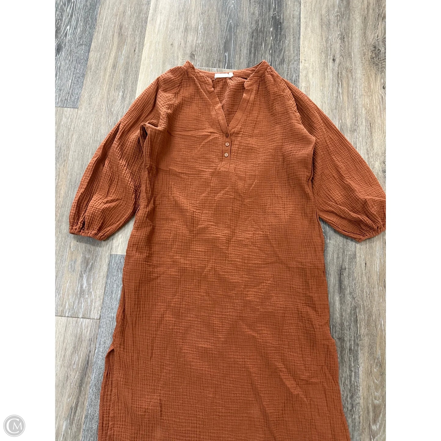 Dress Casual Maxi By Lush In Orange, Size: S