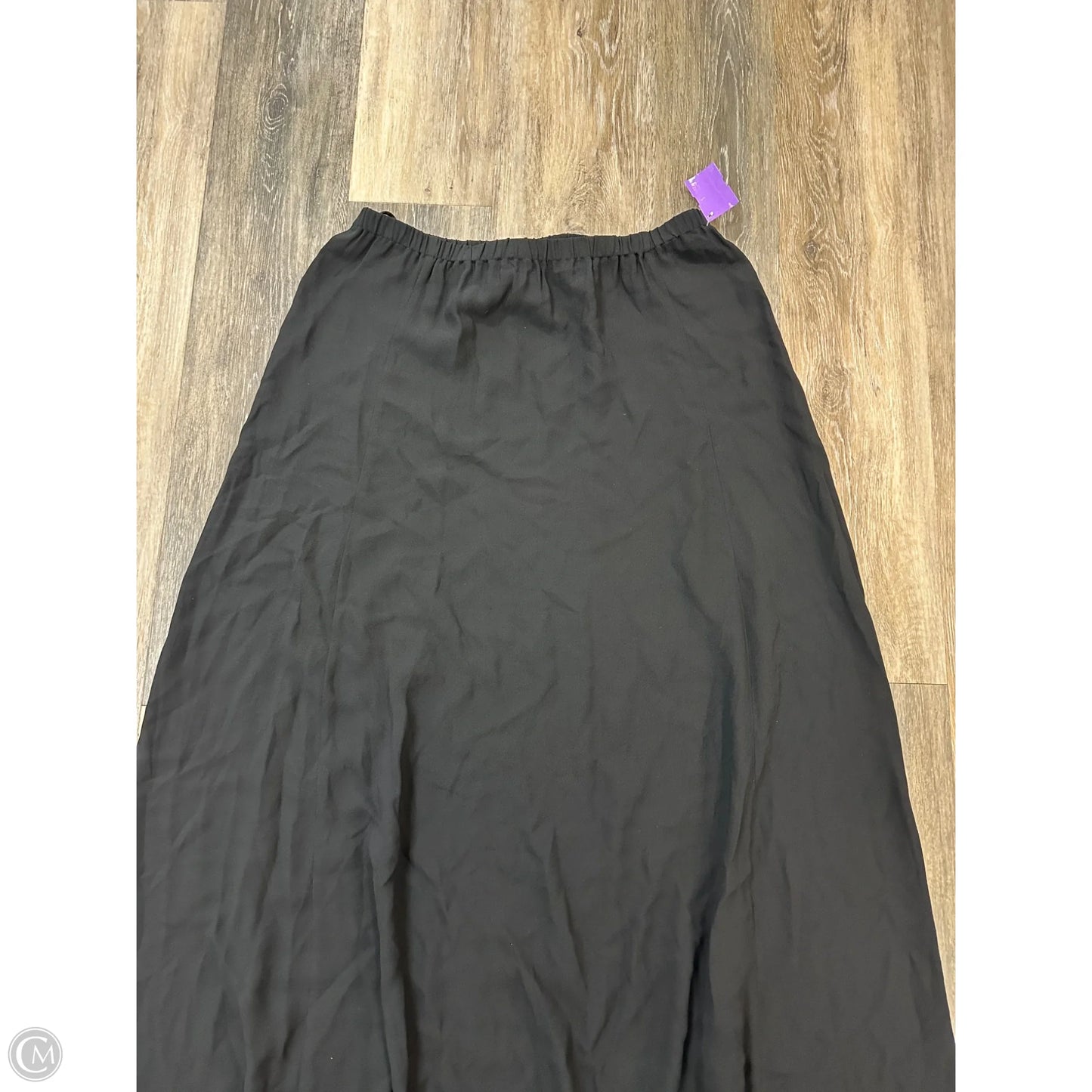 Skirt Maxi By Eileen Fisher In Black, Size: M