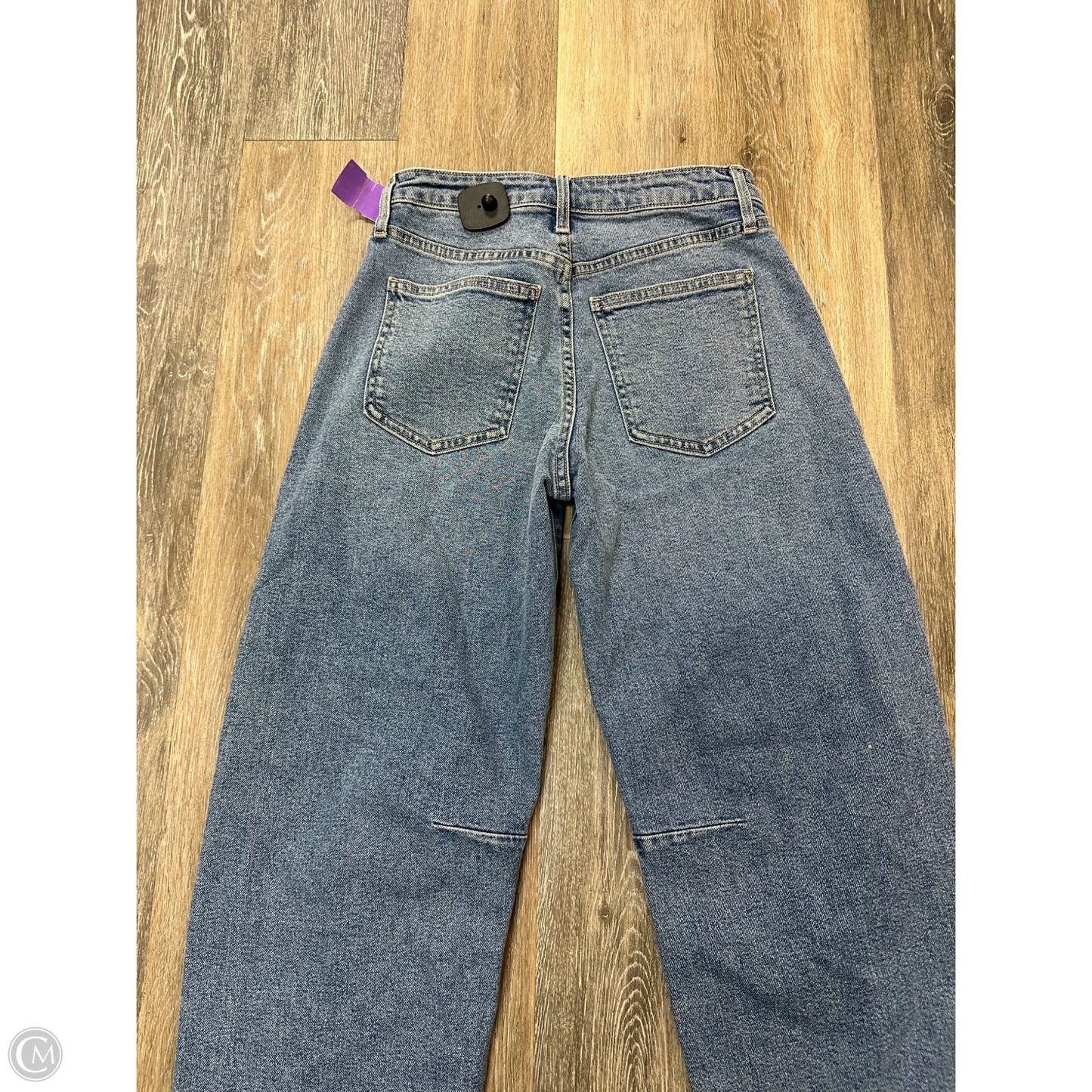 Jeans Straight By Just Black In Blue Denim, Size: 0