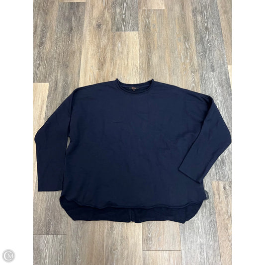 Sweatshirt Crewneck By Quince In Navy, Size: S