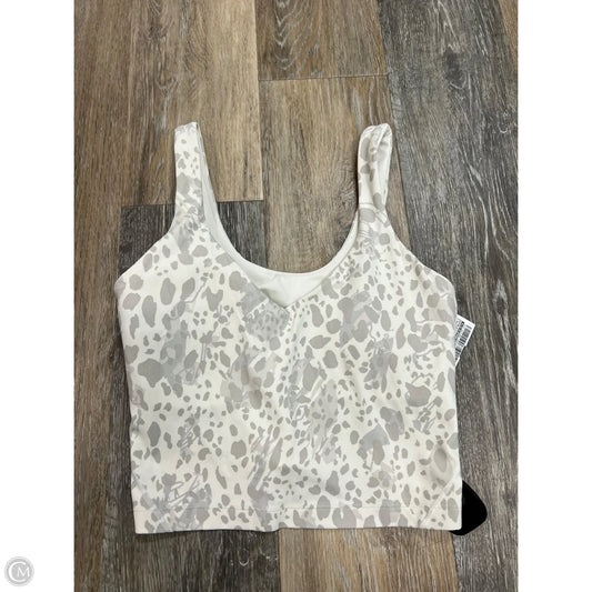 Athletic Bra By Lululemon In Animal Print, Size: 4