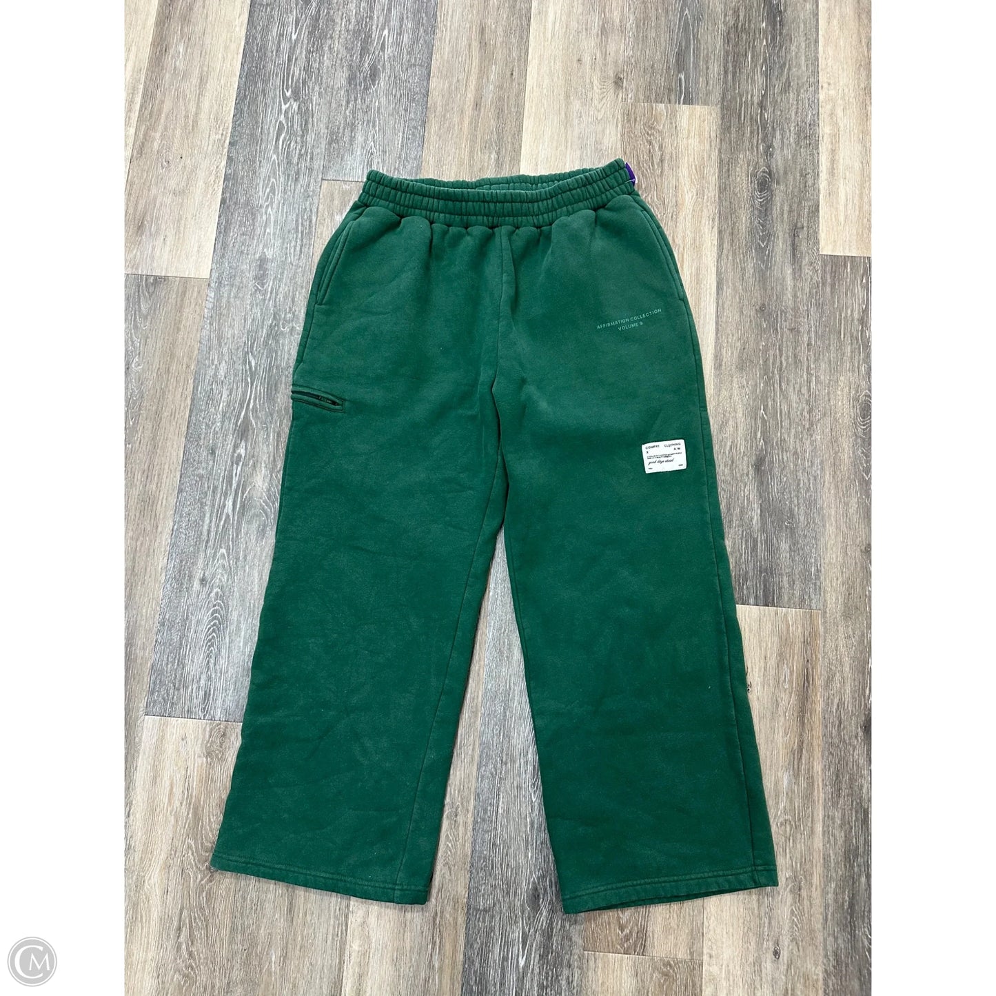 Athletic Pants By Comfrt In Green, Size: Xl
