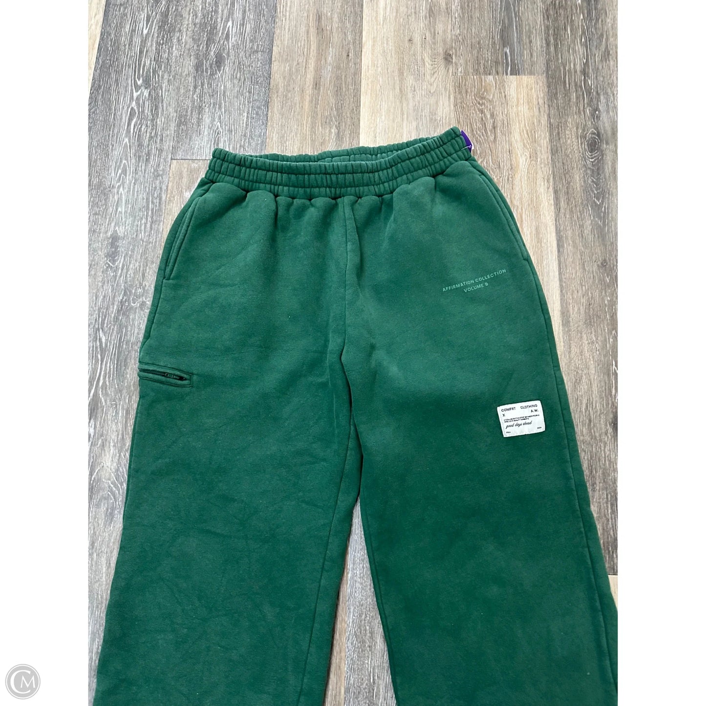 Athletic Pants By Comfrt In Green, Size: Xl