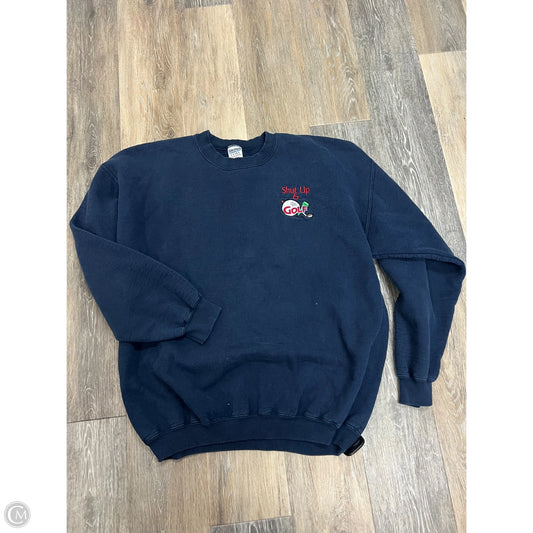 Sweatshirt Crewneck By Cmc In Navy, Size: Xl