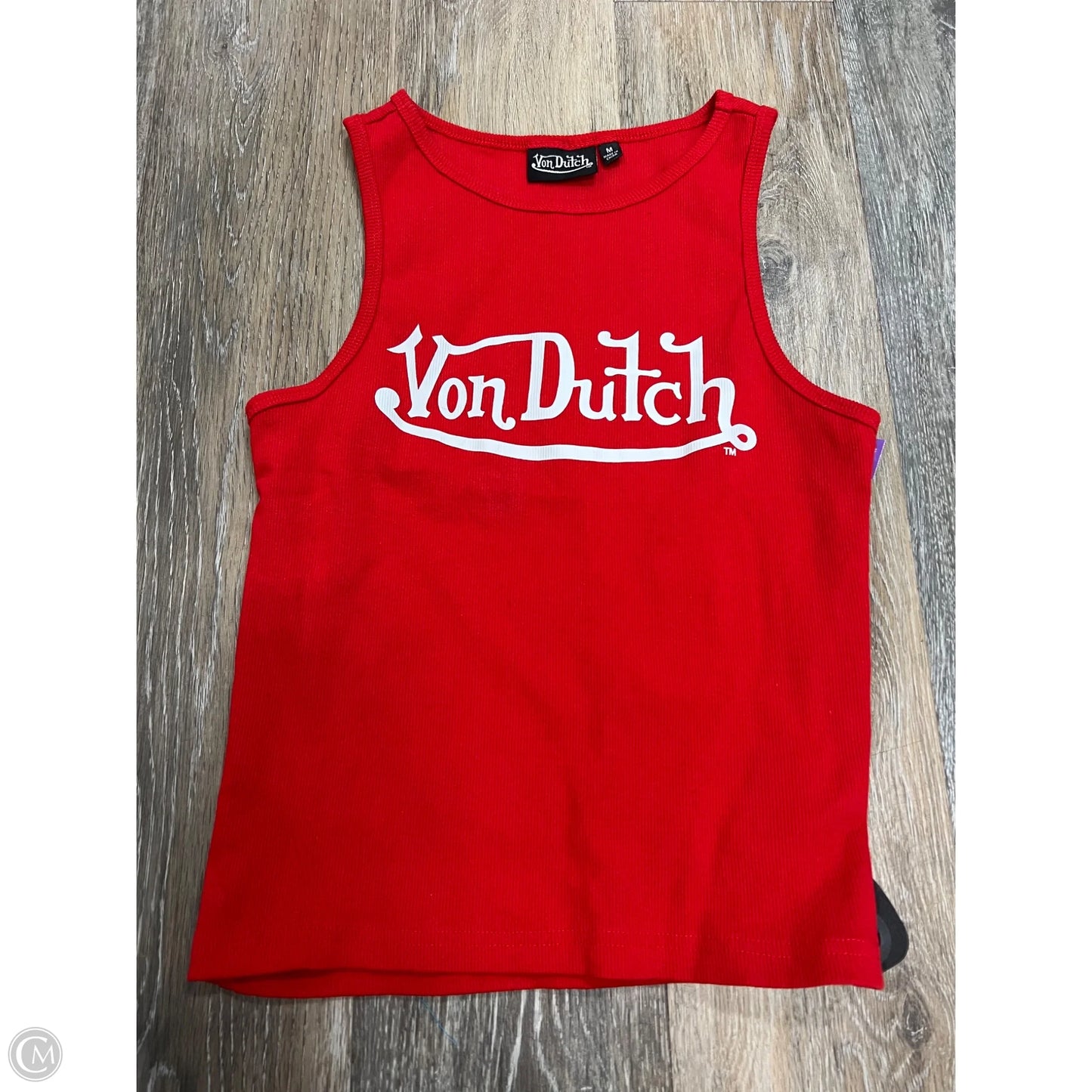 Tank Top By Von Dutch In Red, Size: M