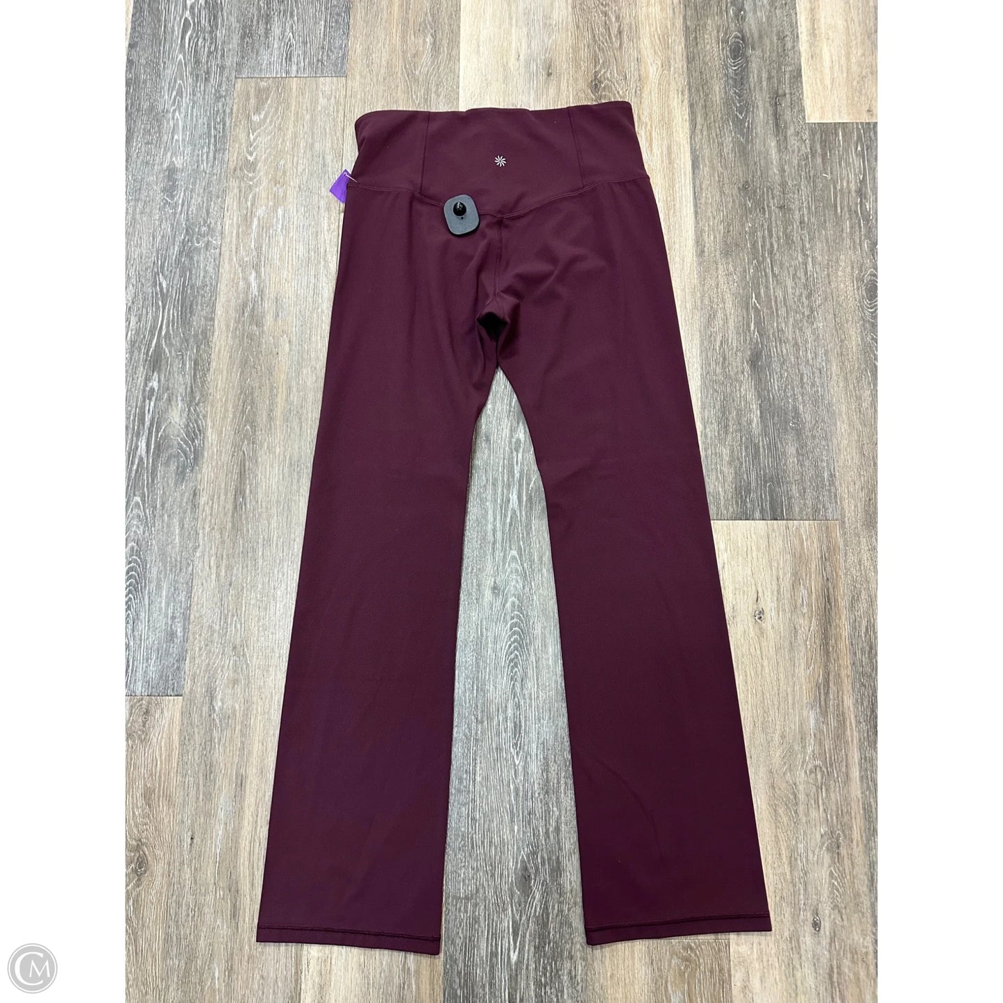 Athletic Pants By Athleta In Maroon, Size: L