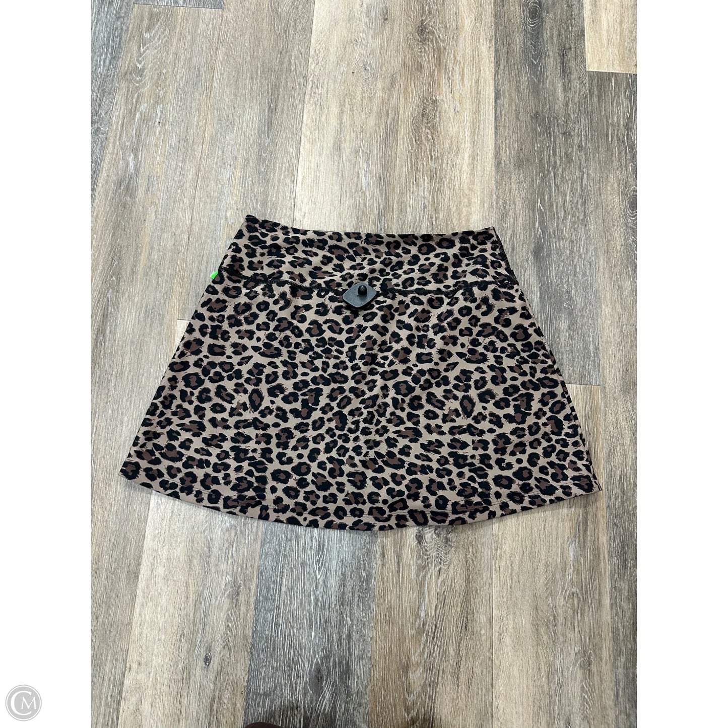 Athletic Skort By Ypb In Animal Print, Size: L
