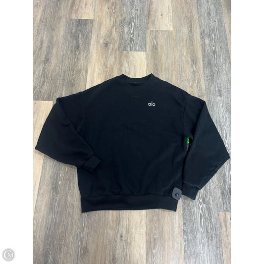 Athletic Sweatshirt Crewneck By Alo In Black, Size: S