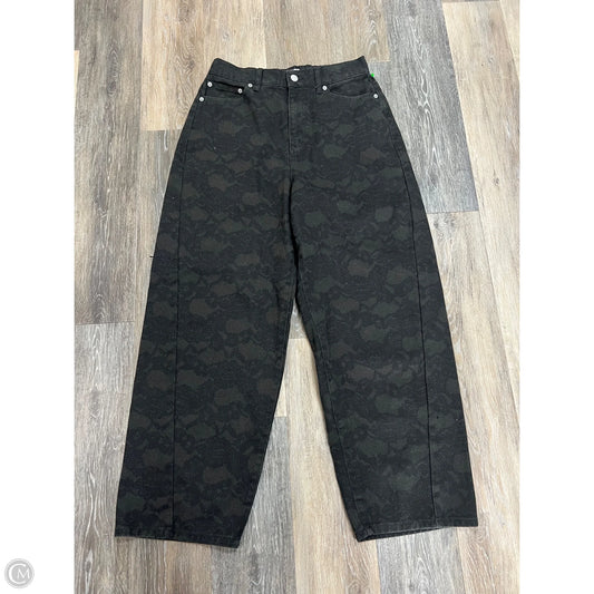 Jeans Wide Leg By Obey In Snakeskin Print, Size: 6