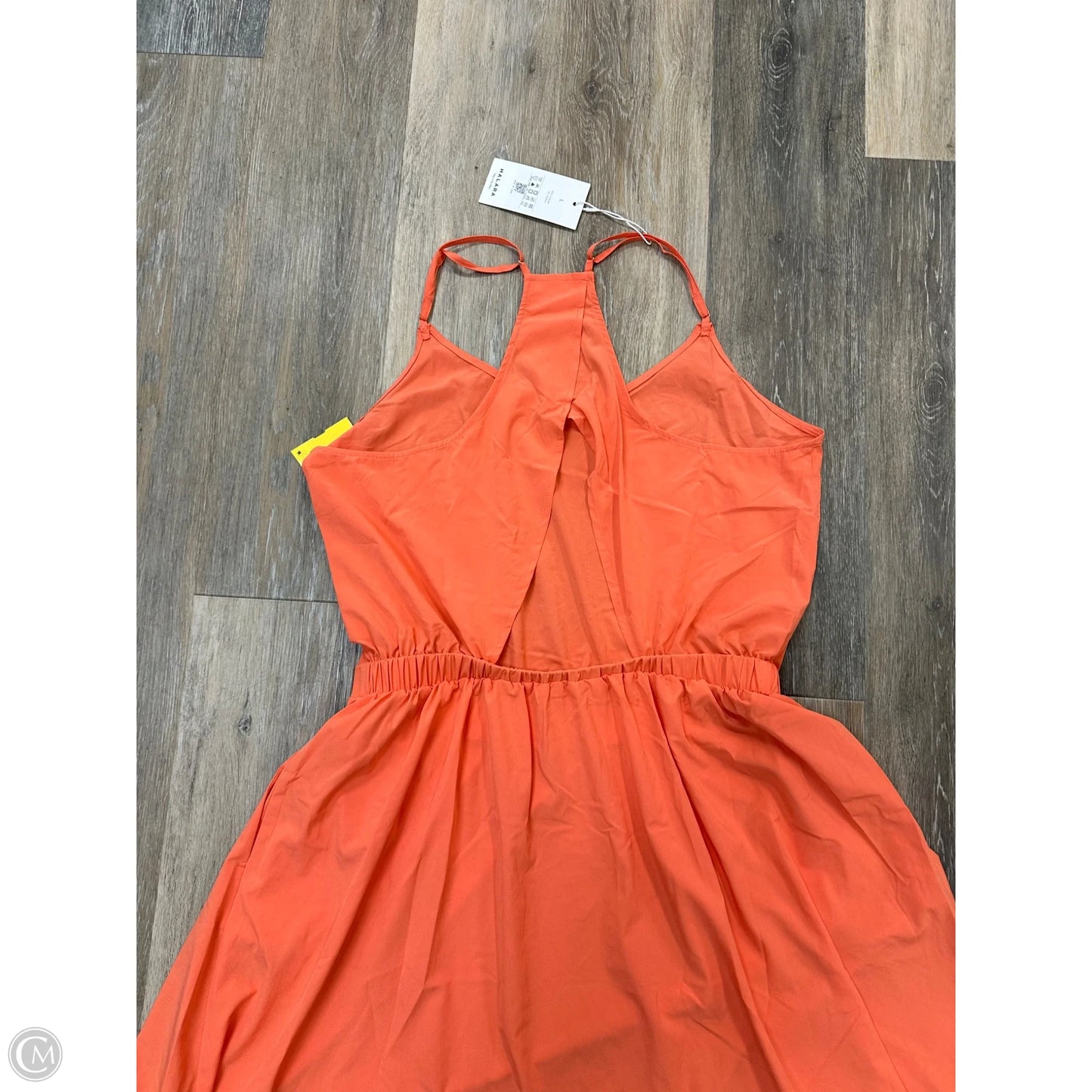 Athletic Dress By Halara In Orange, Size: L