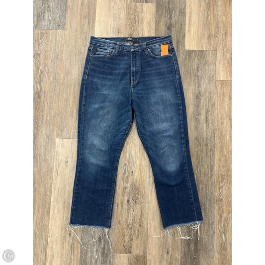 Jeans Straight By Hudson In Blue Denim, Size: 10
